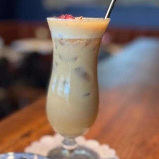 Keekerato with Oat Milk.